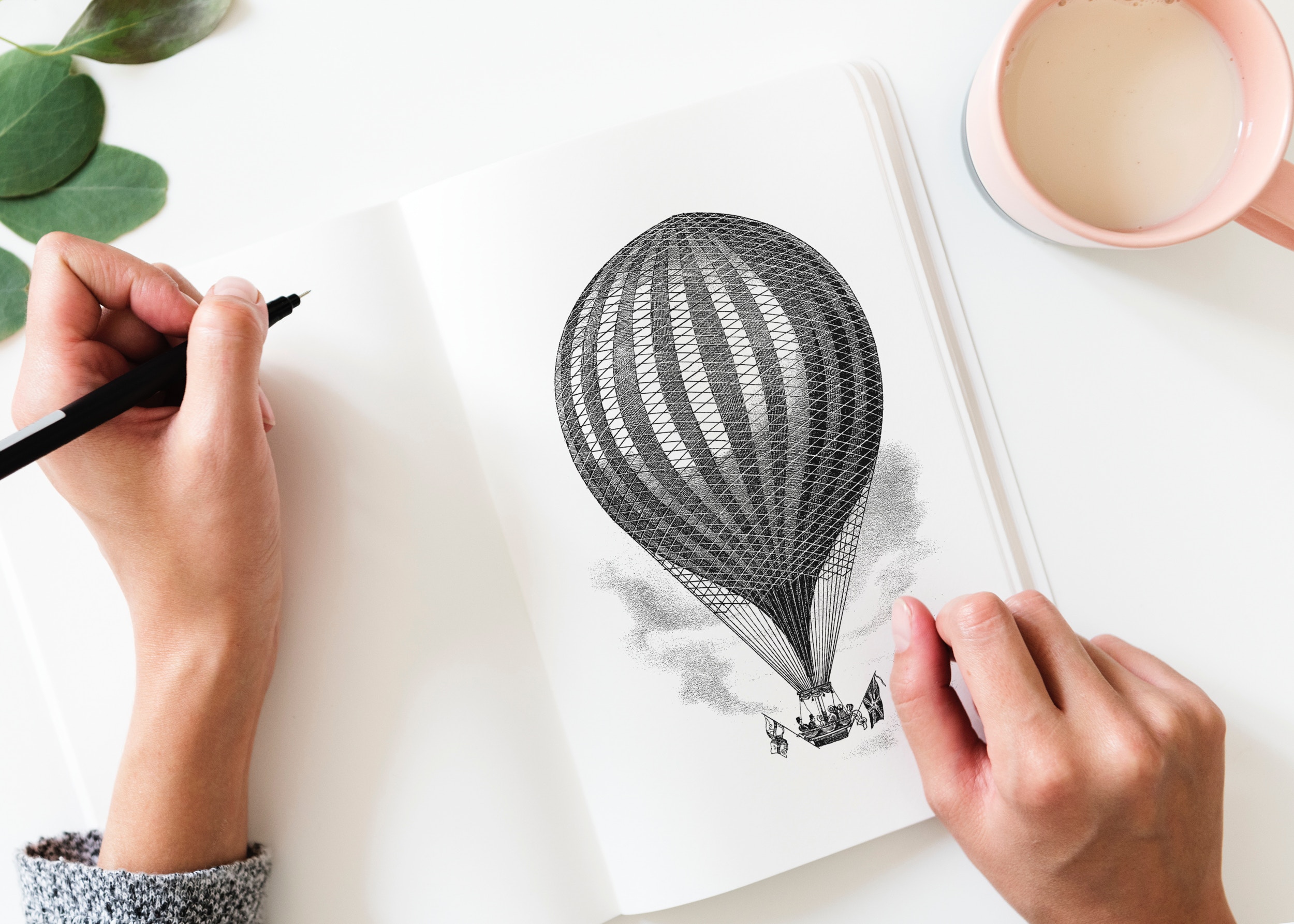 Balloon drawing. Photo by rawpixel on Unsplash
