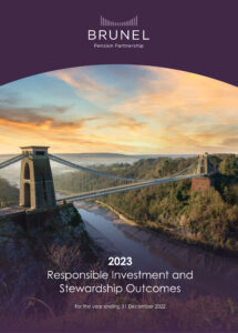 2023 Responsible Investing and Stewardship Report cover 