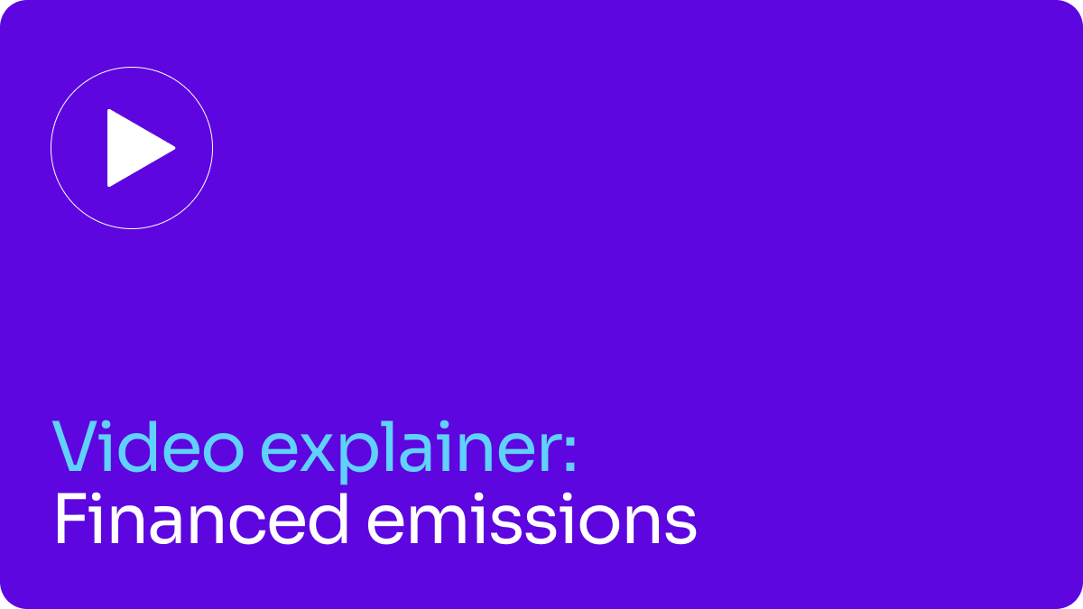 Video explainer: Financed emissions